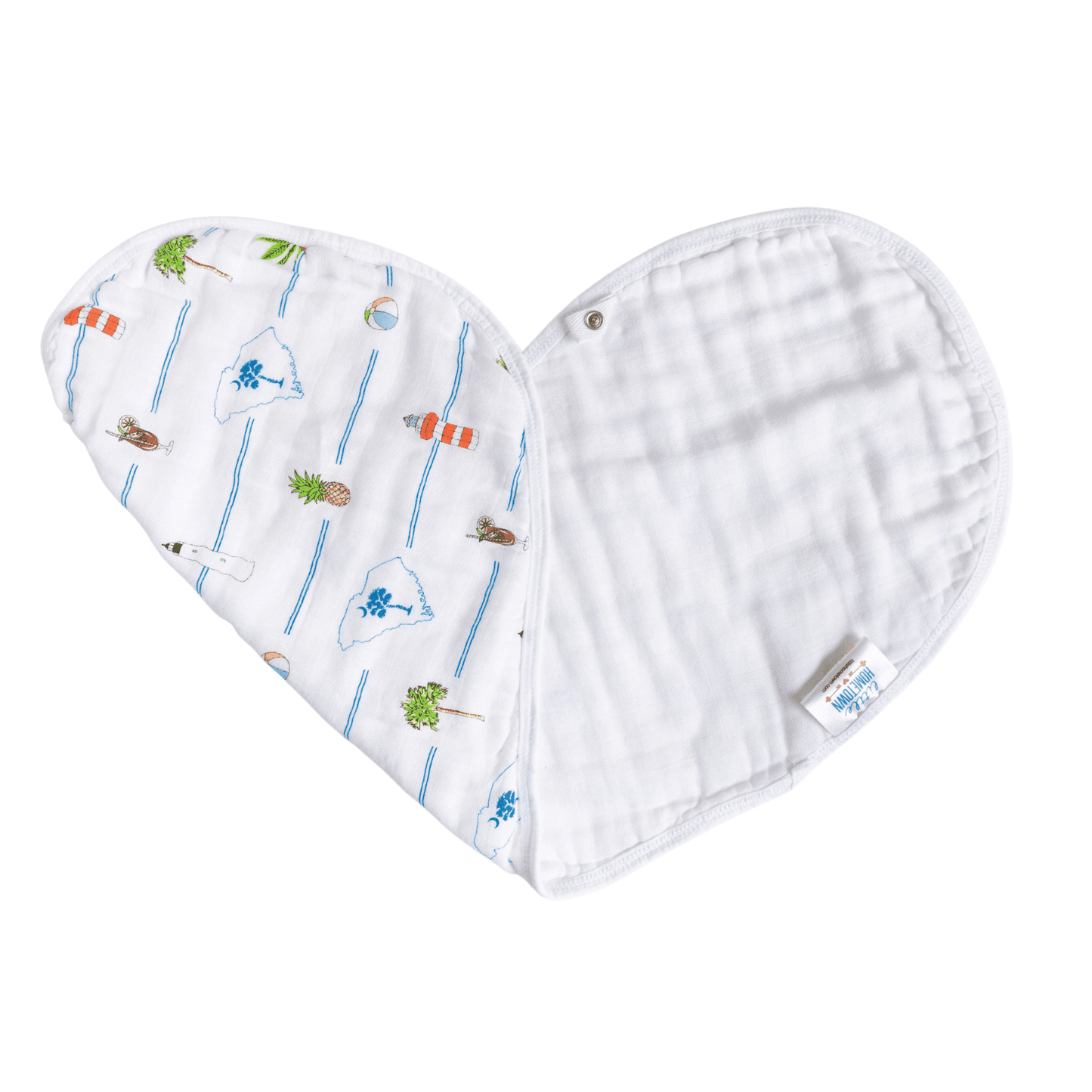South Carolina Newborn Gift Set: Muslin Swaddle & Bib
