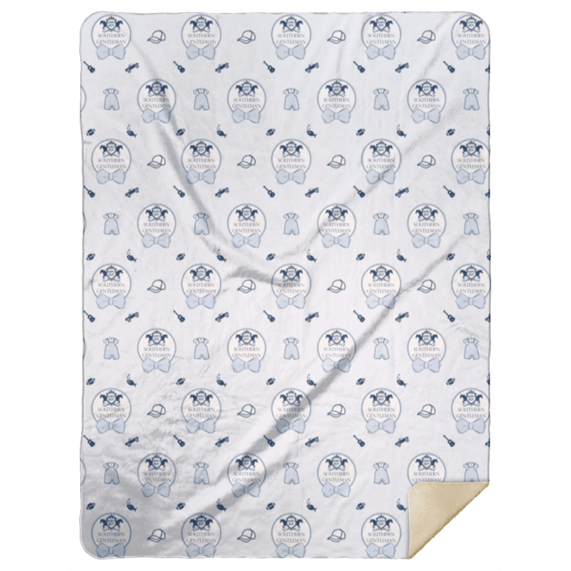 Southern Gentleman Plush Throw Blanket