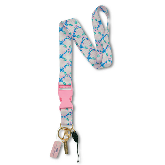 Simply Southern® Lanyard: Gingham