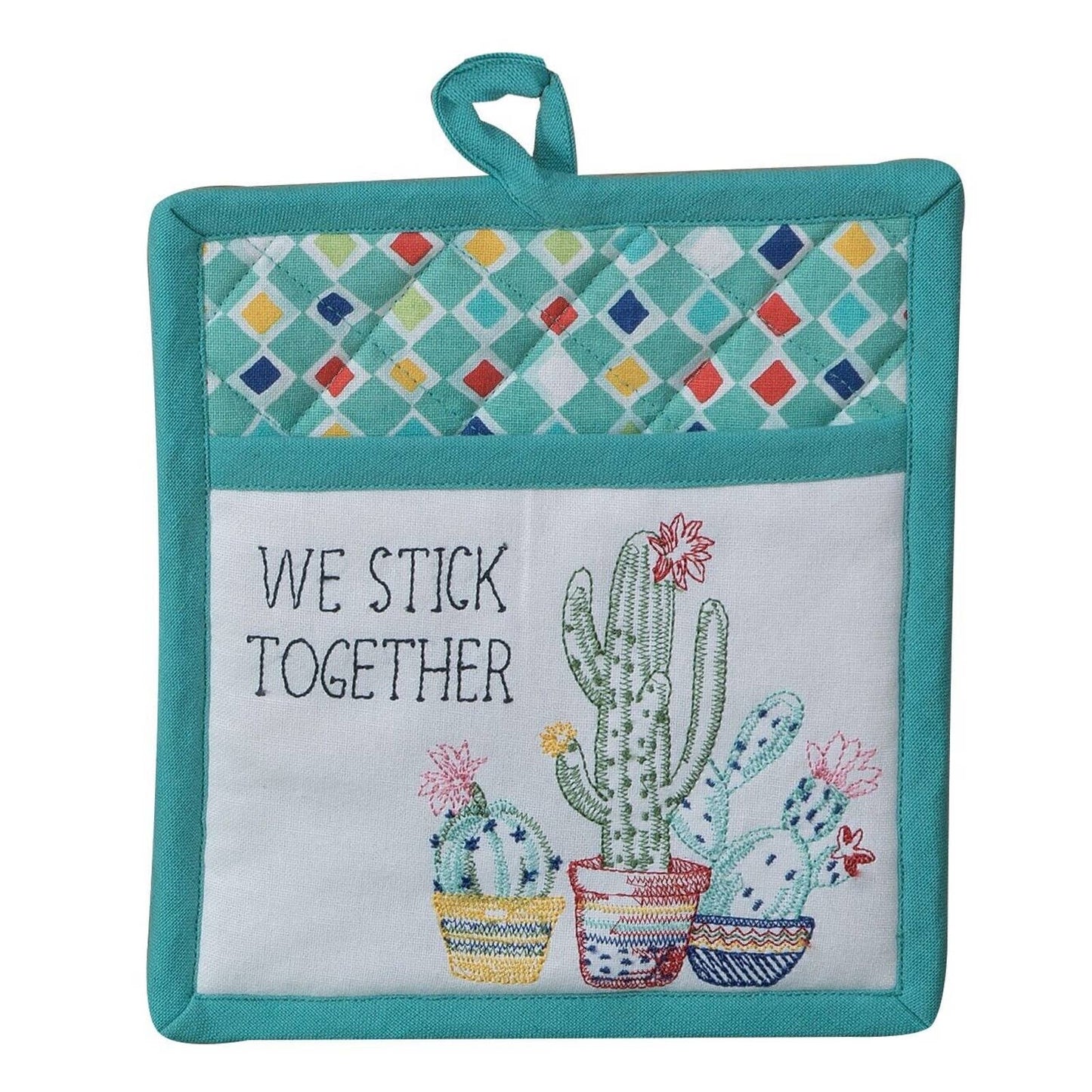 We Stick Together Potholder