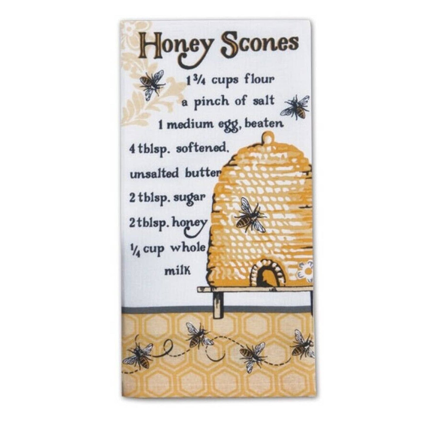 Honey Scones Recipe Flour Sack Towel