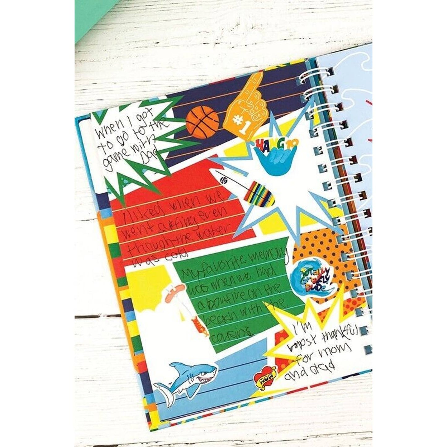 Gratitude Finder Journal for Boys Adventure Series Super Kiddo