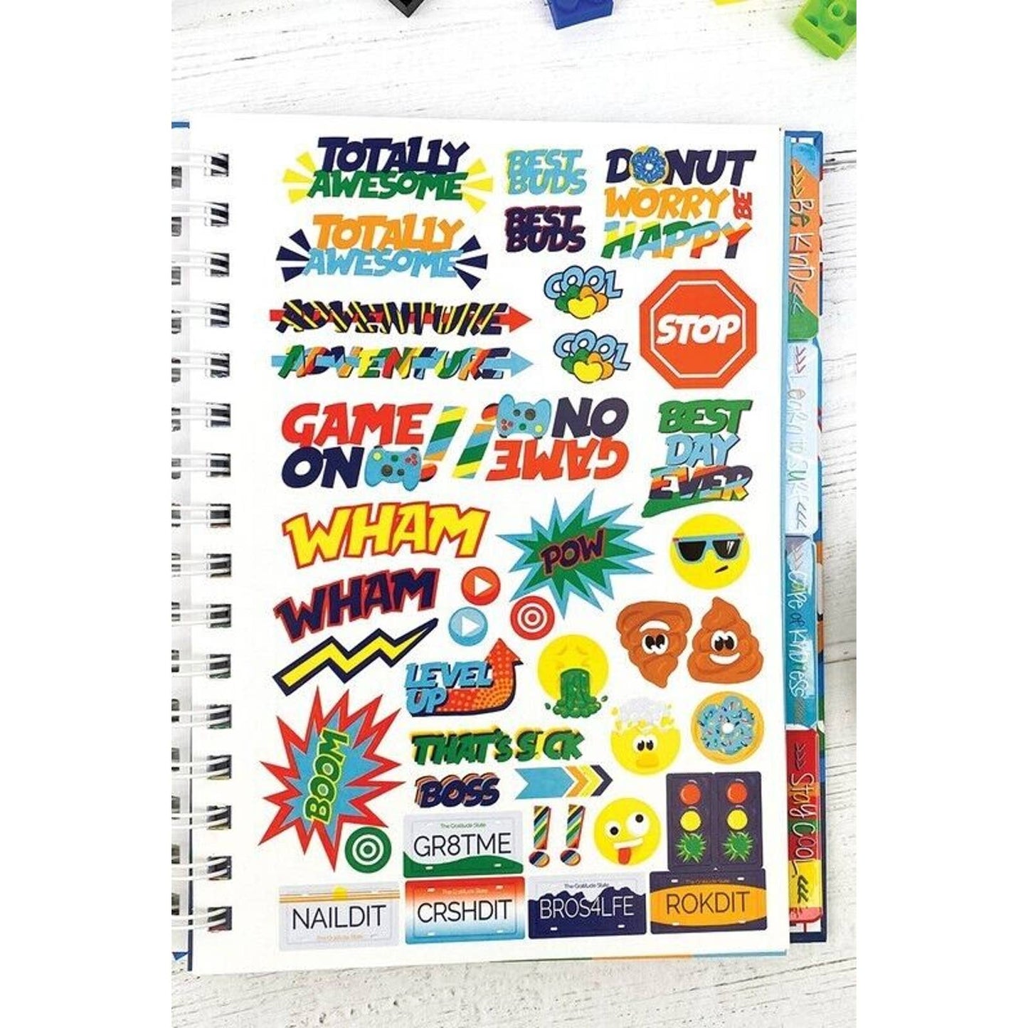 Gratitude Finder Journal for Boys Adventure Series Super Kiddo