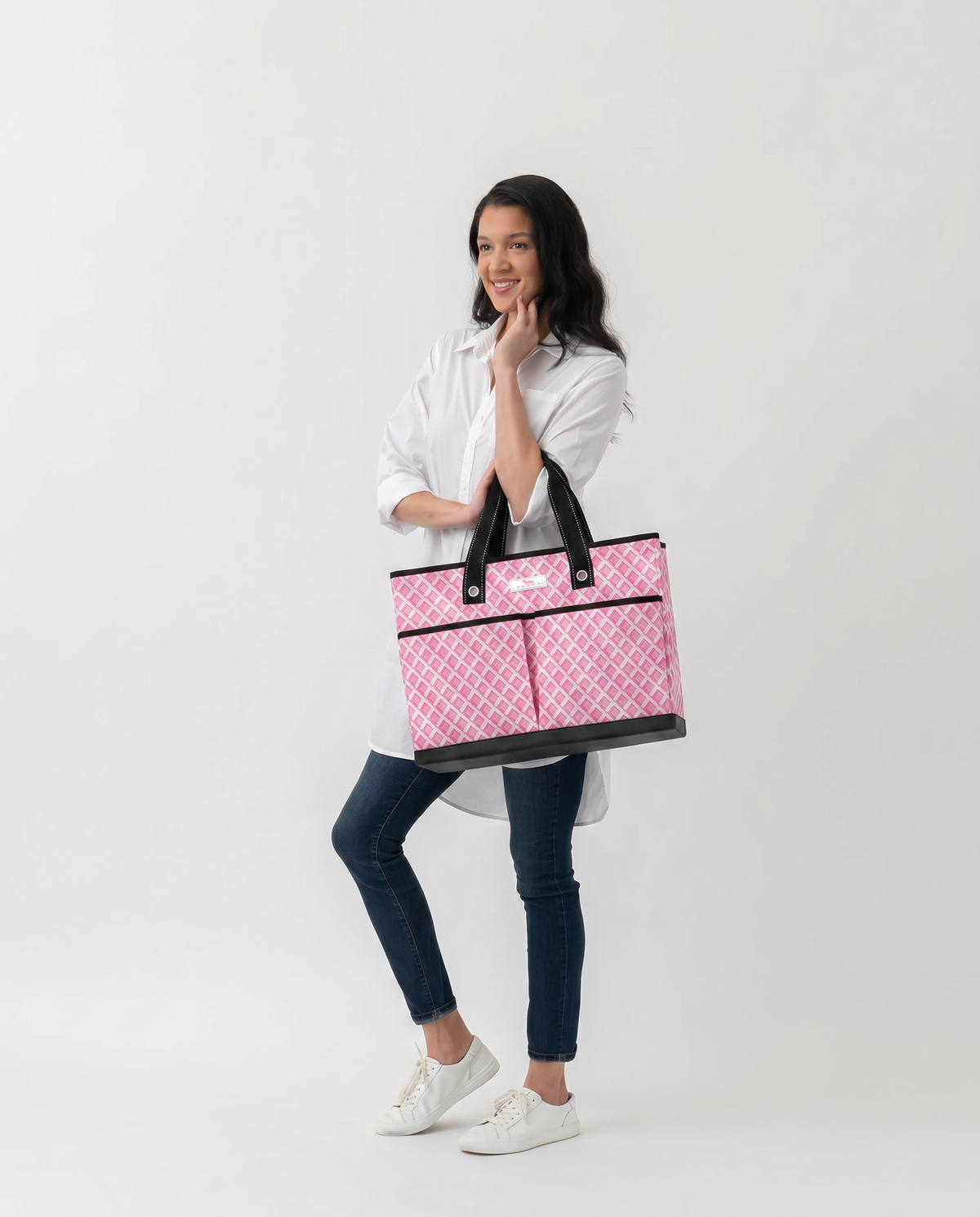Garden Gate Pink Ben Pocket Tote | Scout Bags