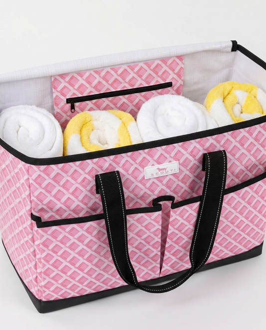 Garden Gate Pink Ben Pocket Tote | Scout Bags