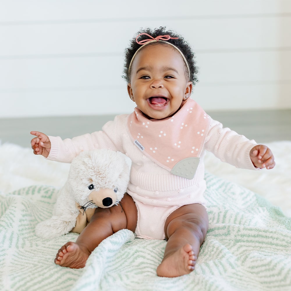 Banda Bib with Teether Attached  - Various Colors