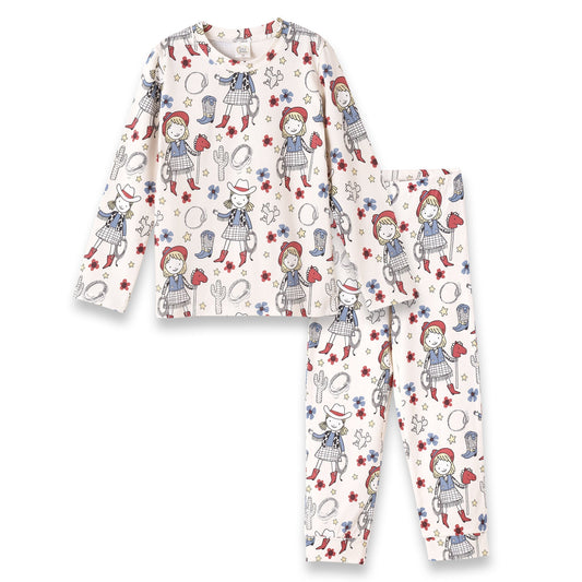 Cowgirl Bamboo Pajama Set - 10 & 12Y