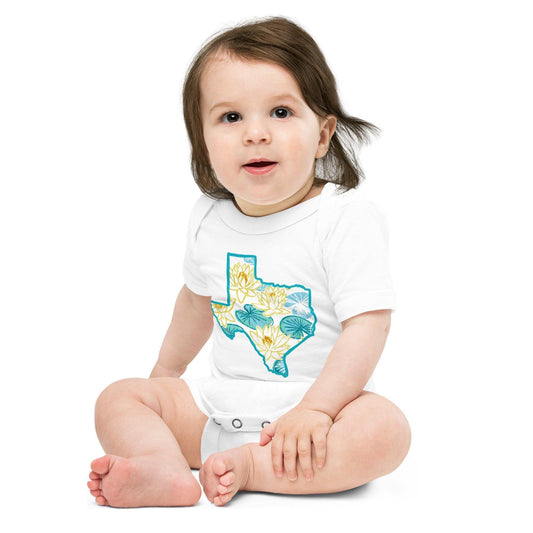 Texas Dawn Baby short sleeve one piece Everyday Newborn Outfit