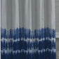 DKNY Blue & White Tie Dye Shower Curtain