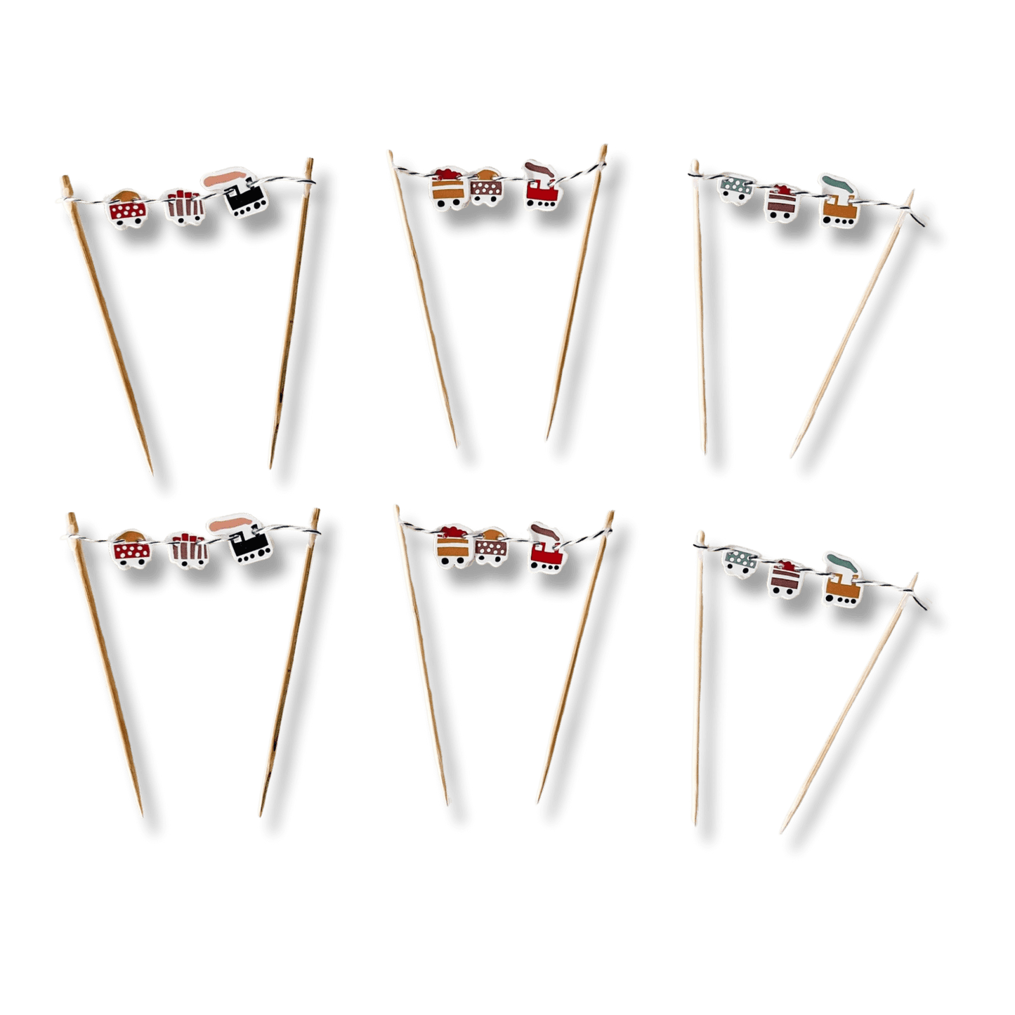 Train Cupcake Toppers (6pcs)