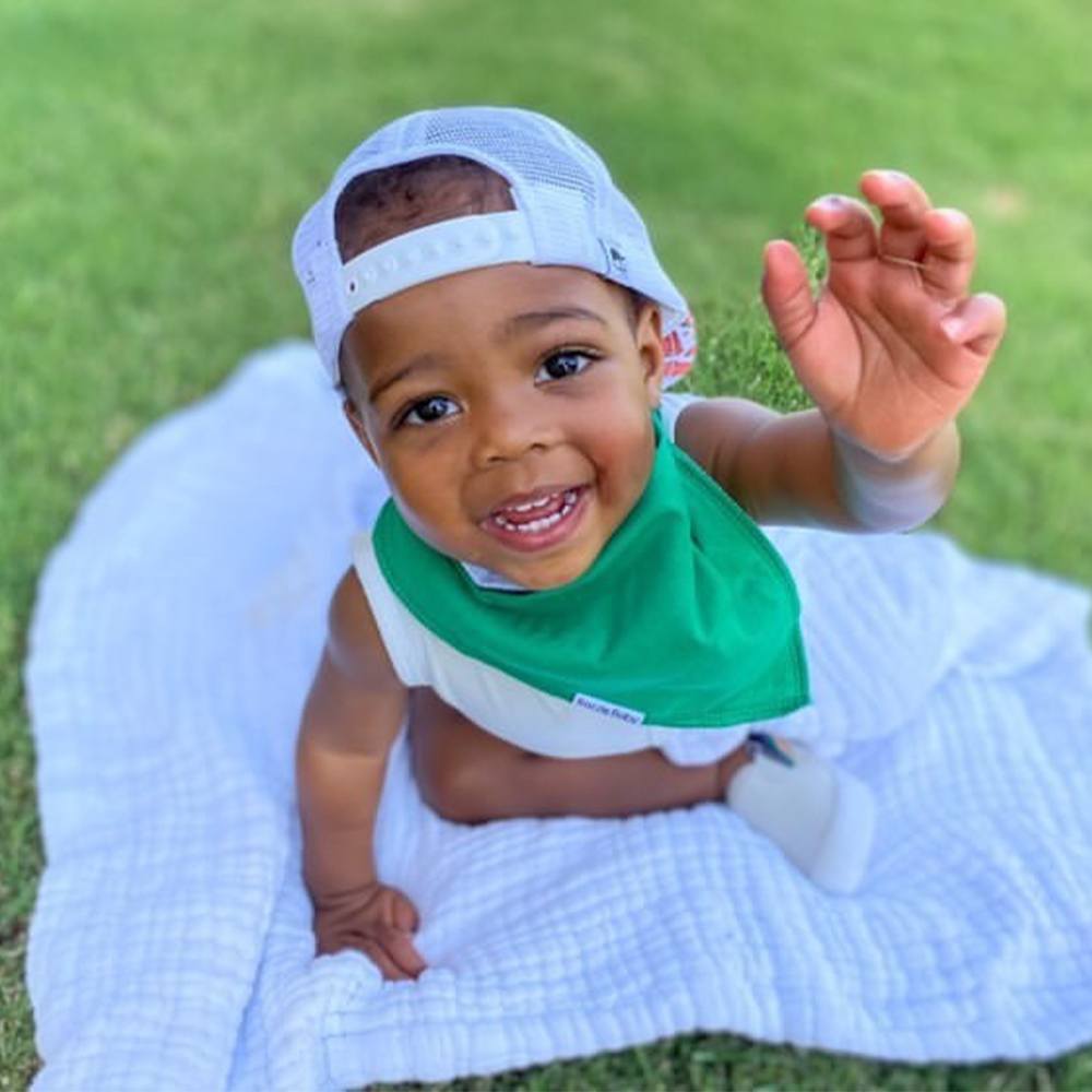 Bazzle Baby Bandana Bib 4-Pack - Various Colors