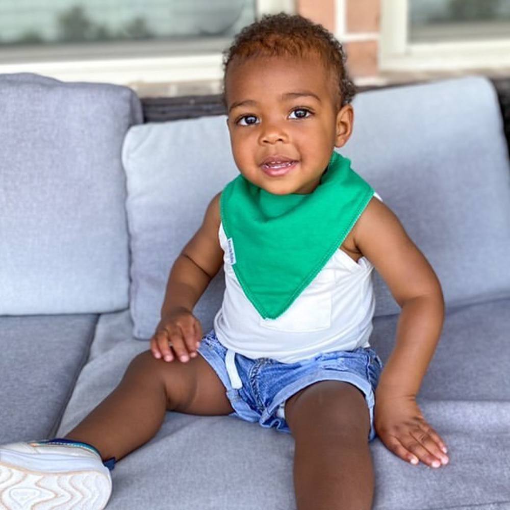 Bazzle Baby Bandana Bib 4-Pack - Various Colors