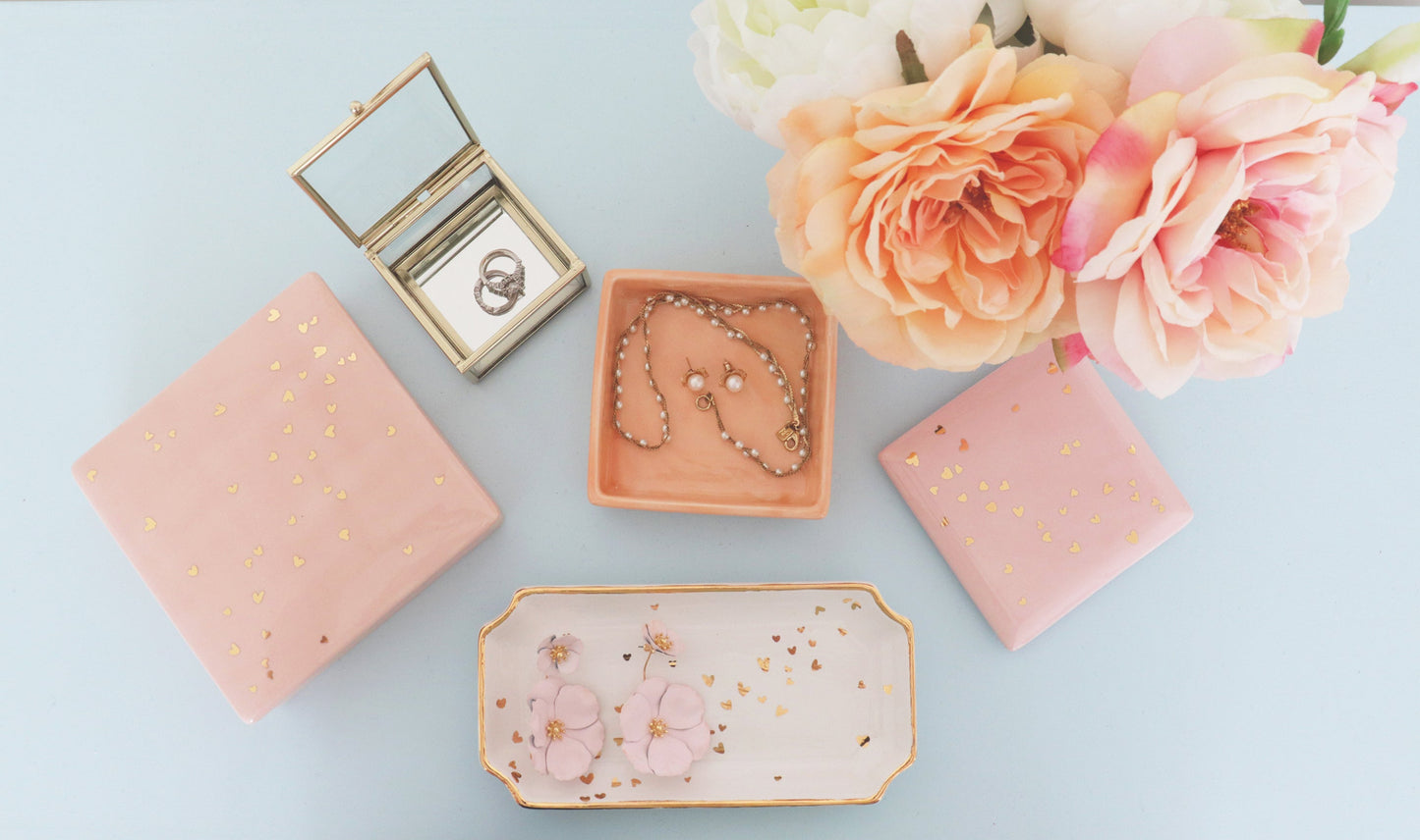 "Confetti Hearts" Tray