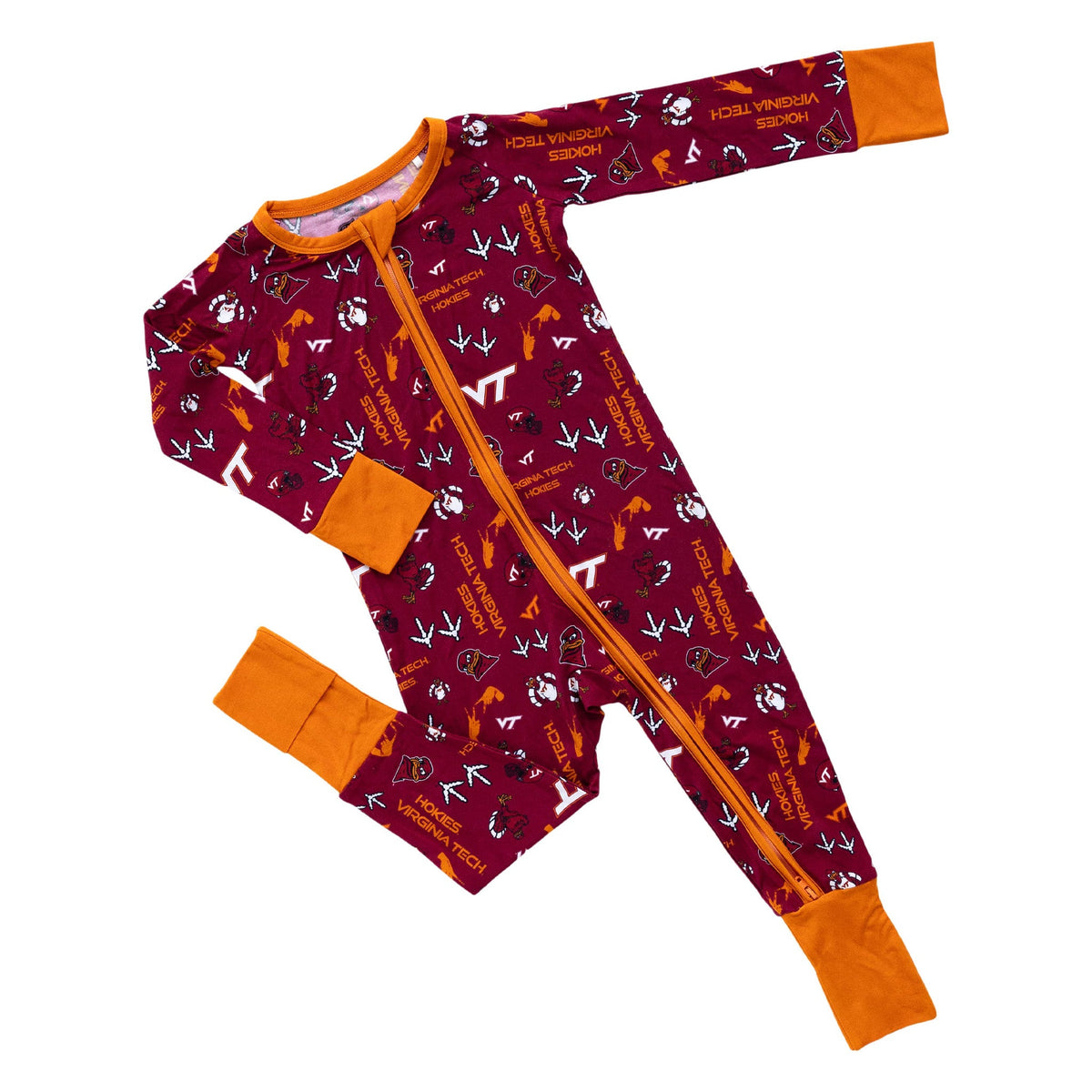 Virginia Tech Hokies Zippy One-Piece Sleeper