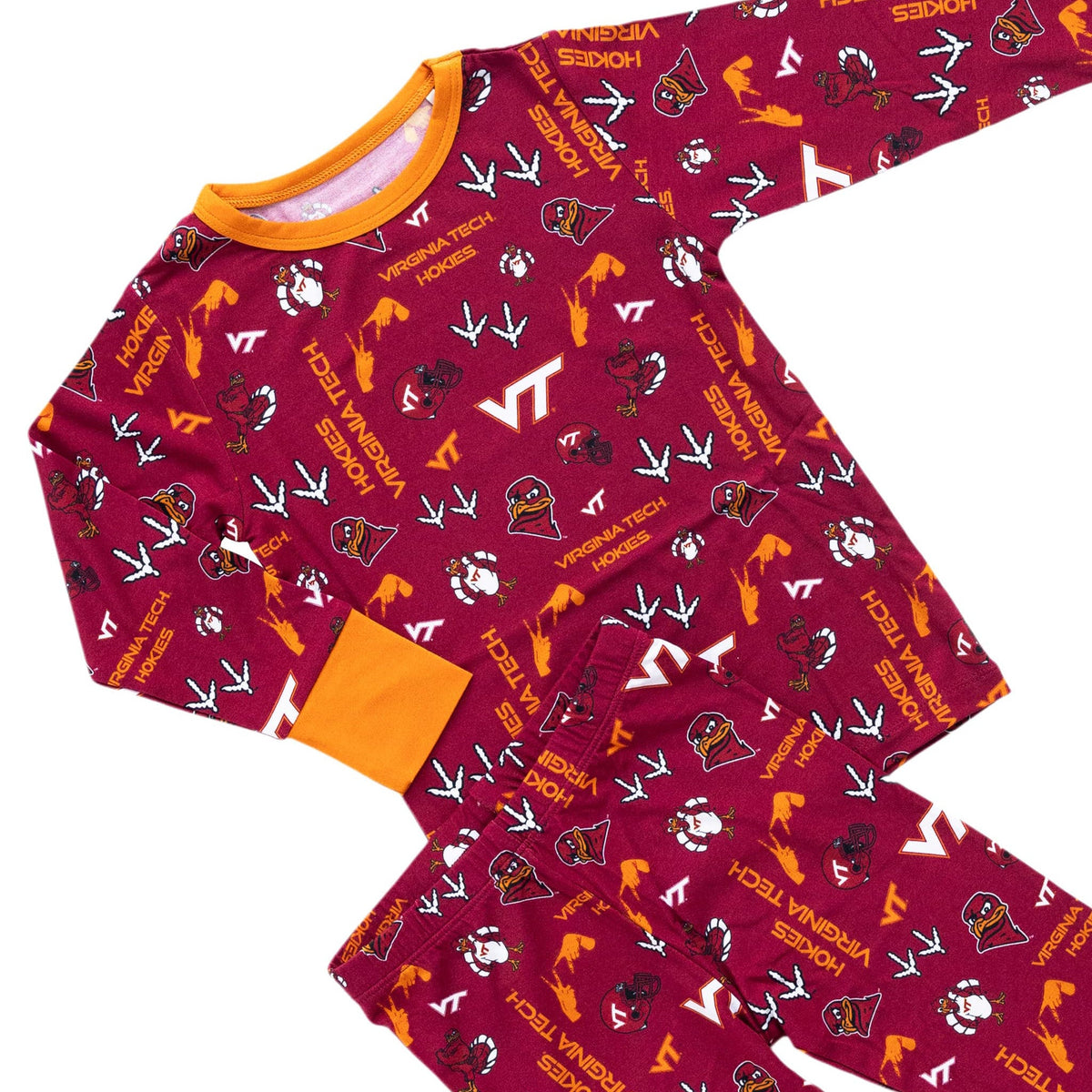 Virginia Tech Hokies Two-Piece Pajama Set