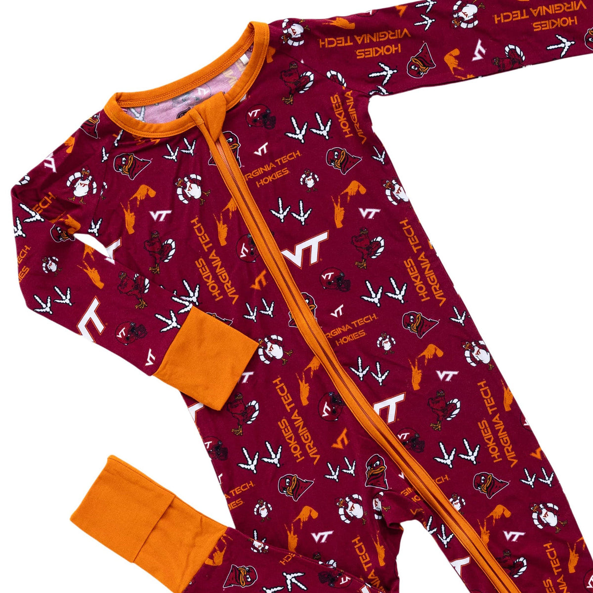 Virginia Tech Hokies Zippy One-Piece Sleeper