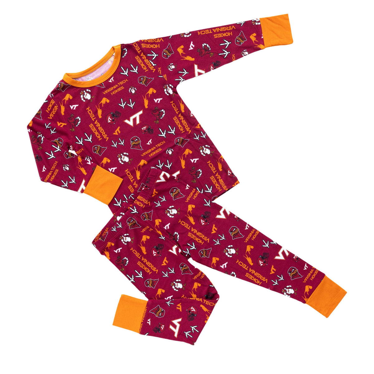 Virginia Tech Hokies Two-Piece Pajama Set