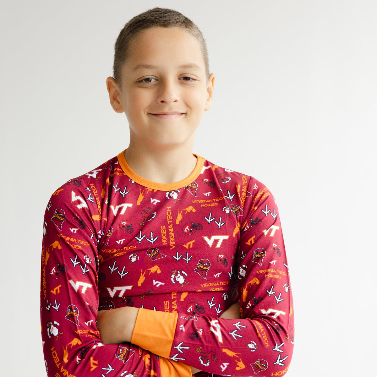 Virginia Tech Hokies Two-Piece Pajama Set