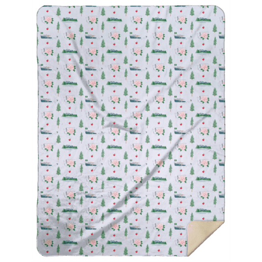 Washington State Plush Throw Blanket 60x80 Cozy Hometown Comfort