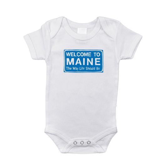 Welcome to Maine Baby Onesie Everyday Newborn Outfit