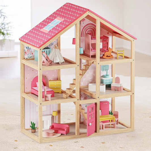 Tiny Land® Sweetwood Love Dollhouse without Dolls