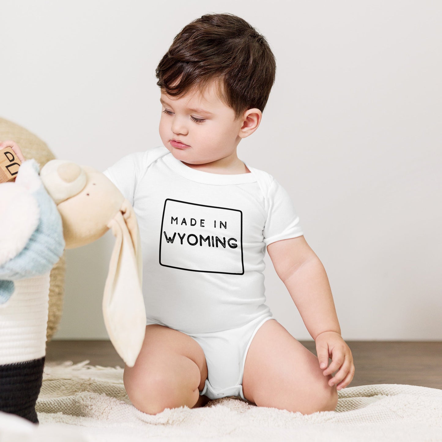 Wyoming Baby Onesie Soft Cotton Newborn Outfit