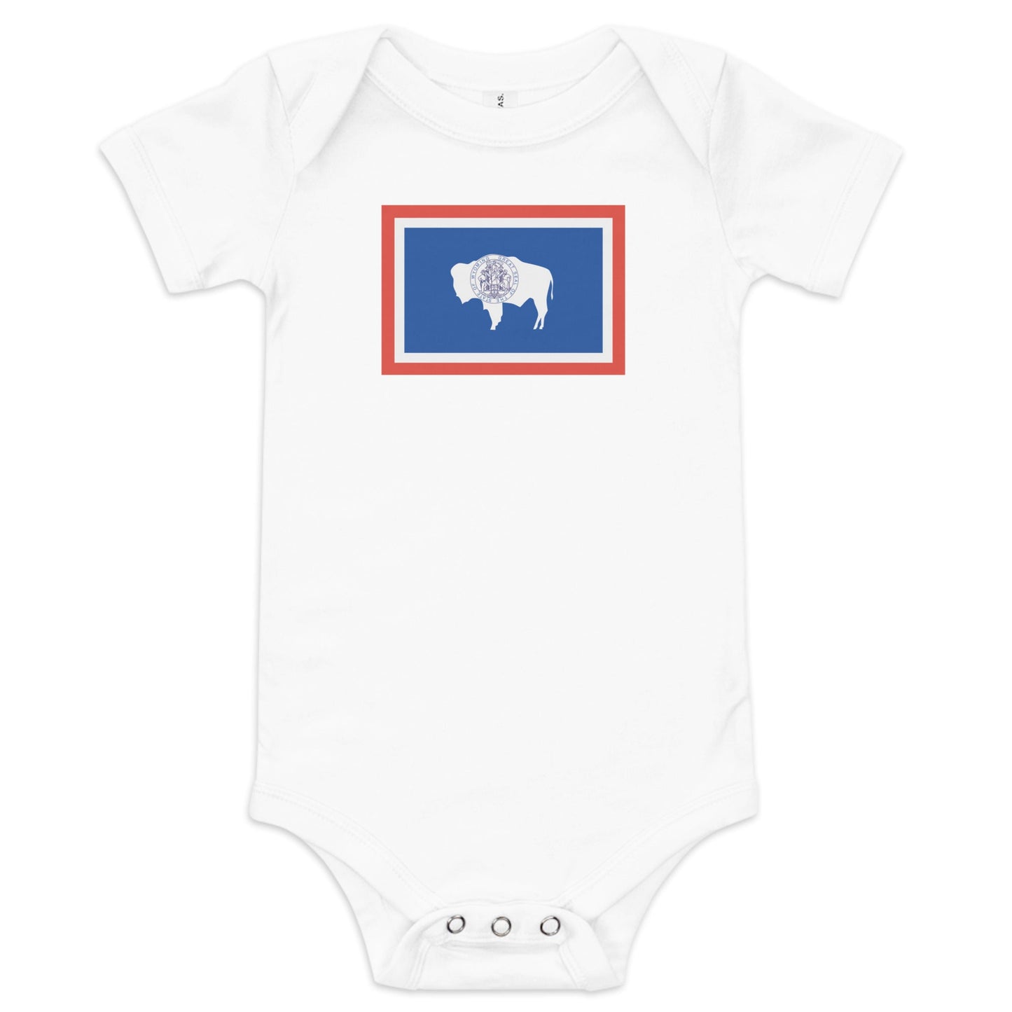 Wyoming Flag Baby Onesie Newborn Bodysuit up to 18 Months
