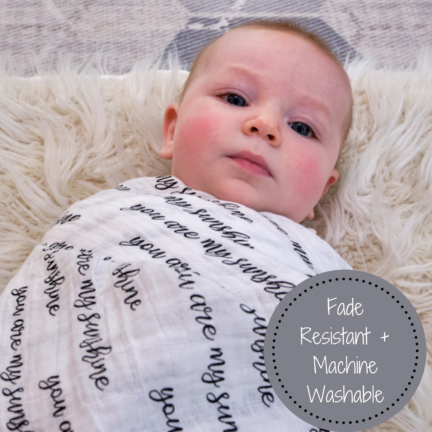 You Are My Sunshine Swaddle Blanket