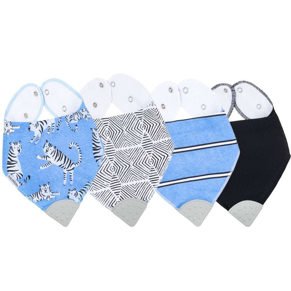 Banda Bib with Teether Attached  - Various Colors
