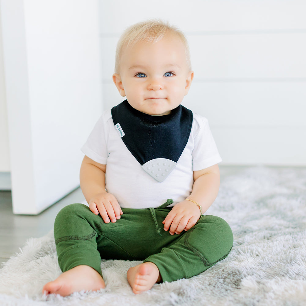 Banda Bib with Teether Attached  - Various Colors