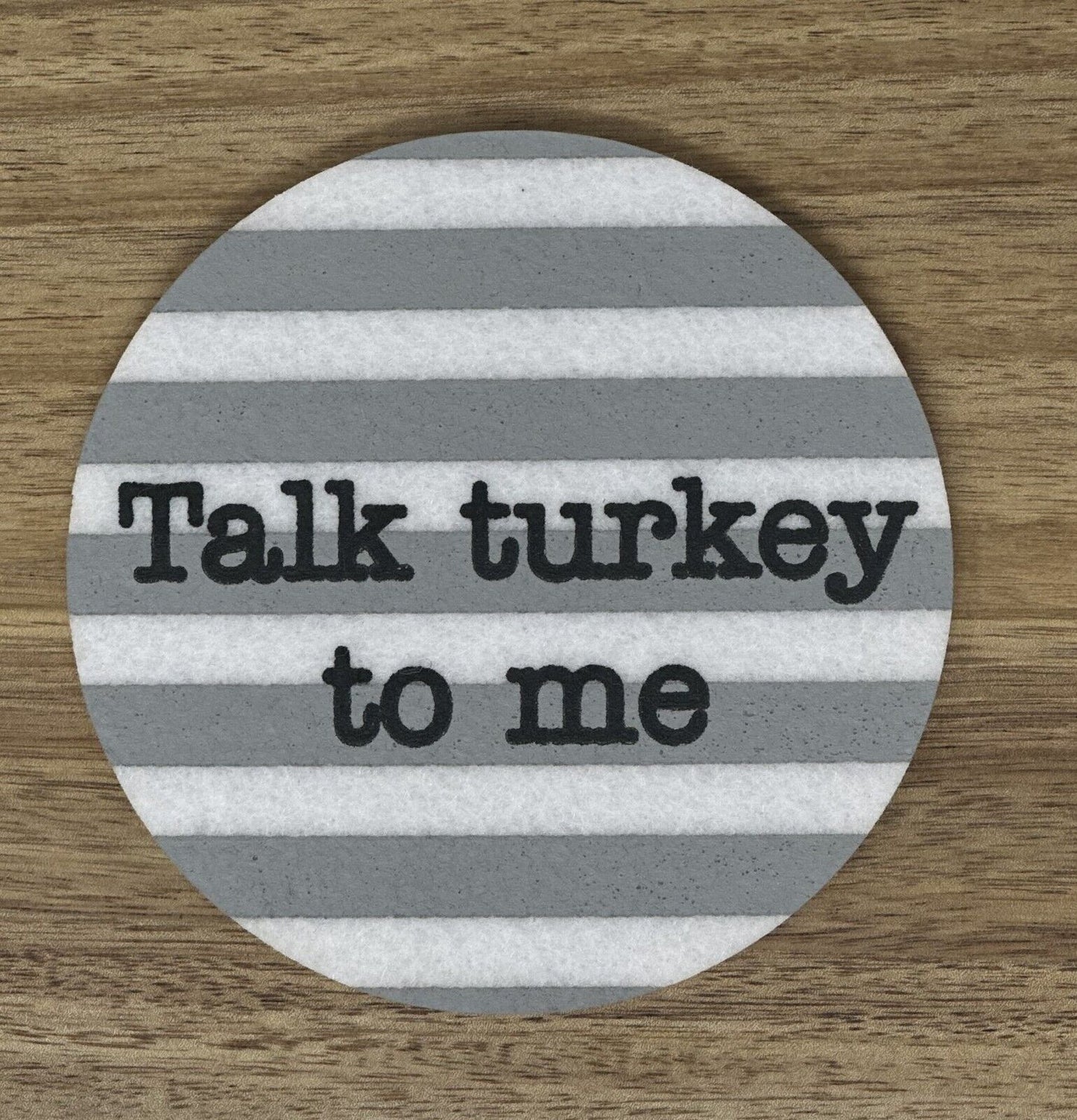 Thanksgiving Felt Drink Coasters