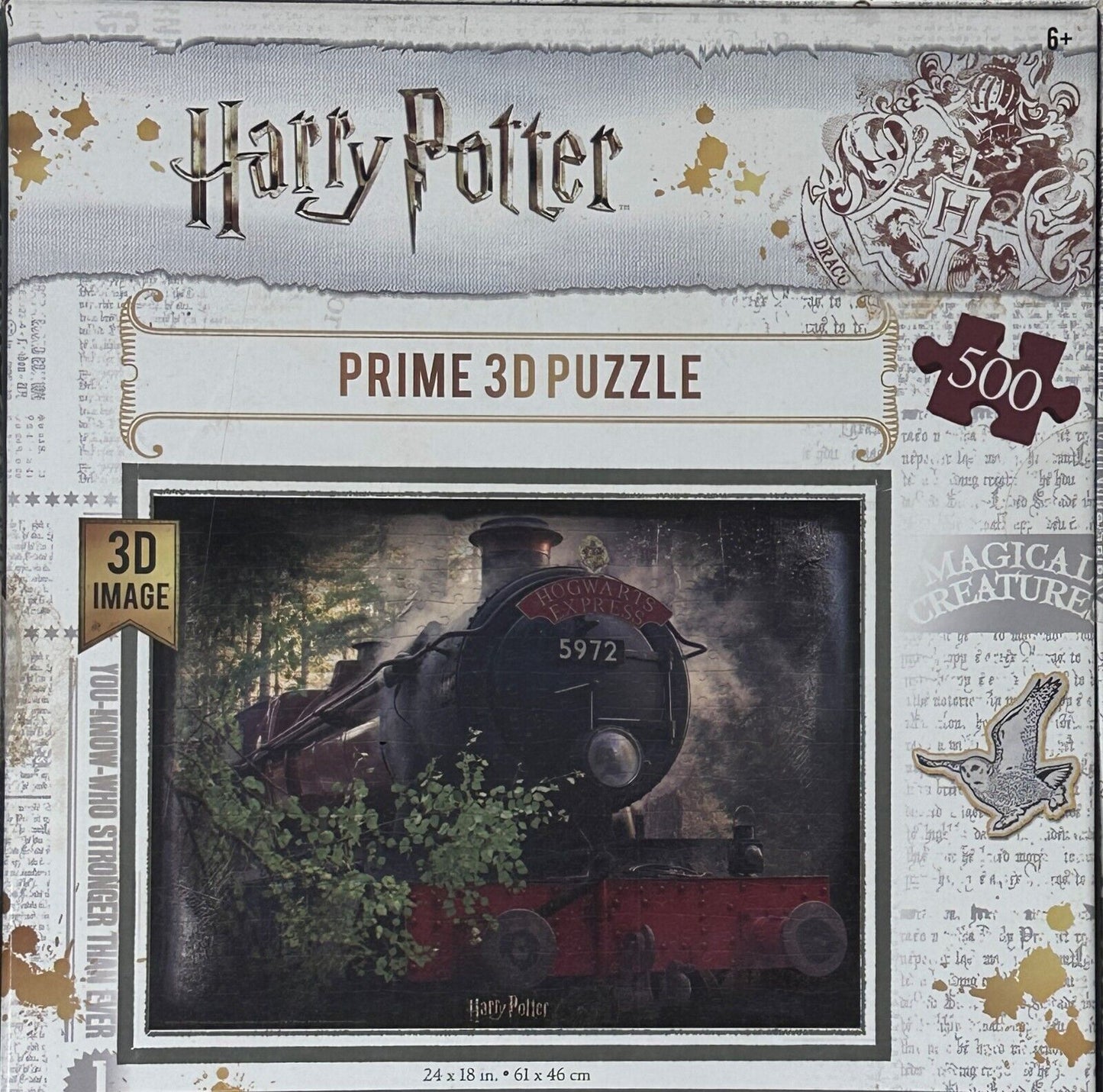 Harry Potter Hogwarts Express 3D Image 500 Piece Puzzle