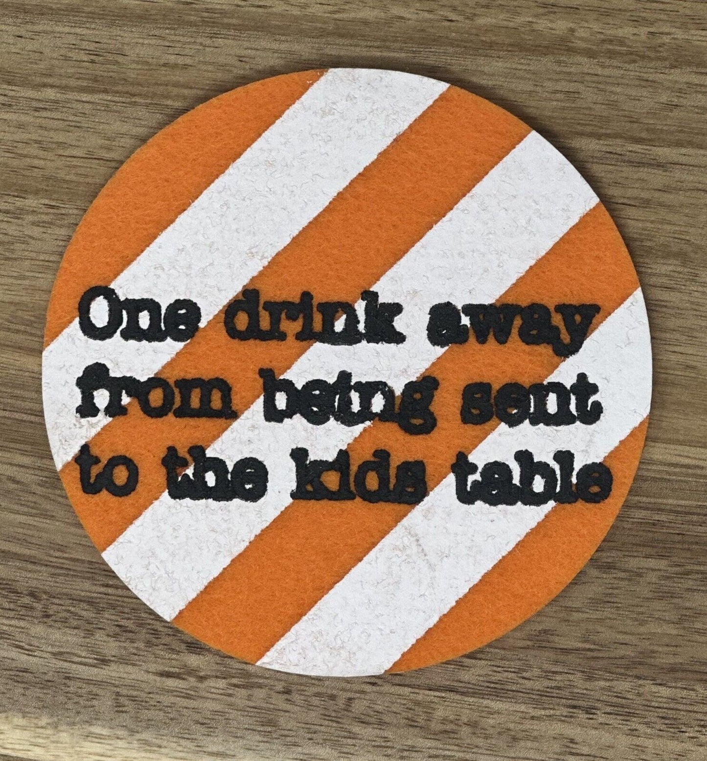 Thanksgiving Felt Drink Coasters