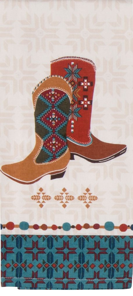 Southwest at Heart Boots Tea Towel