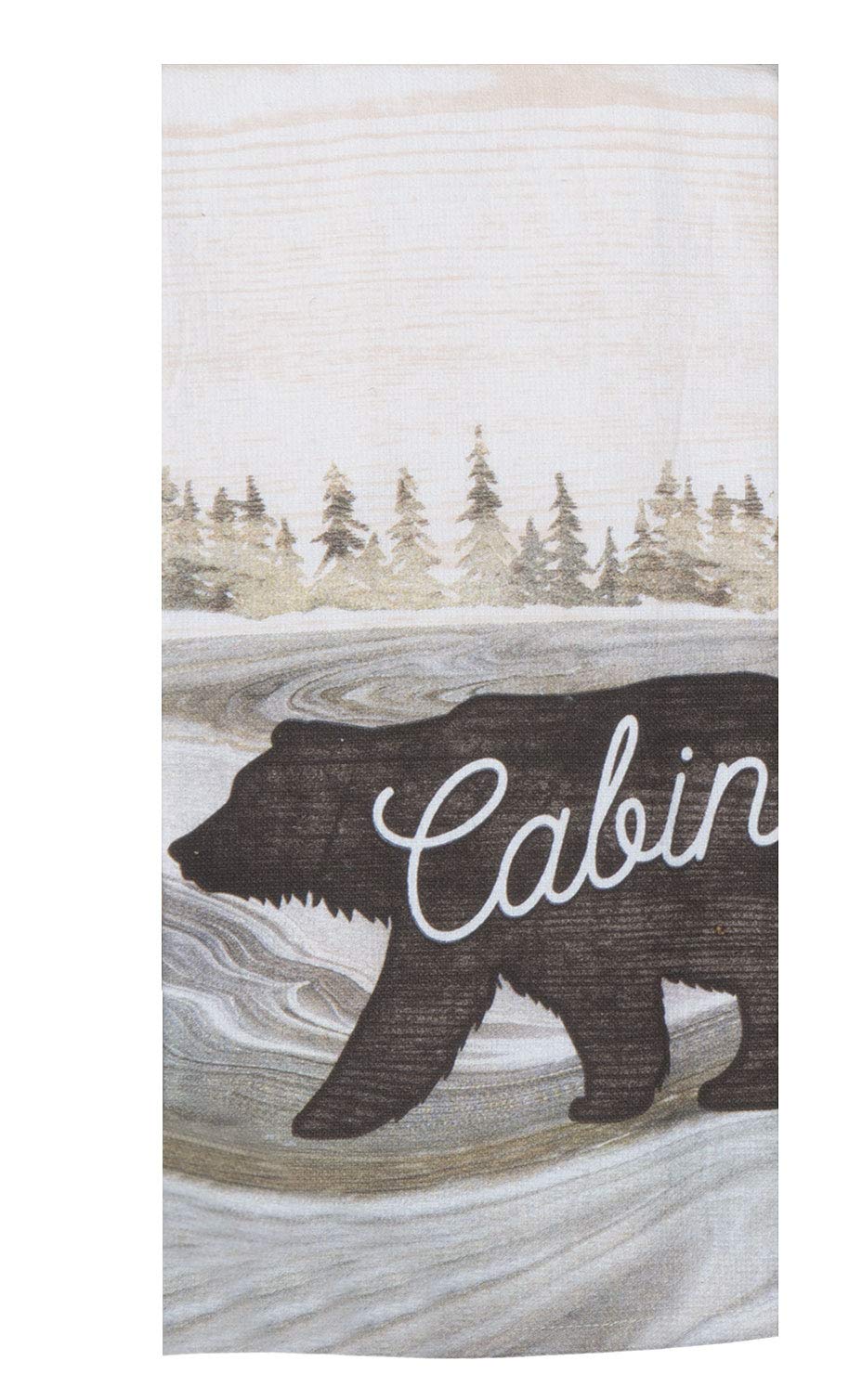 Cabin Bear Kitchen Towel