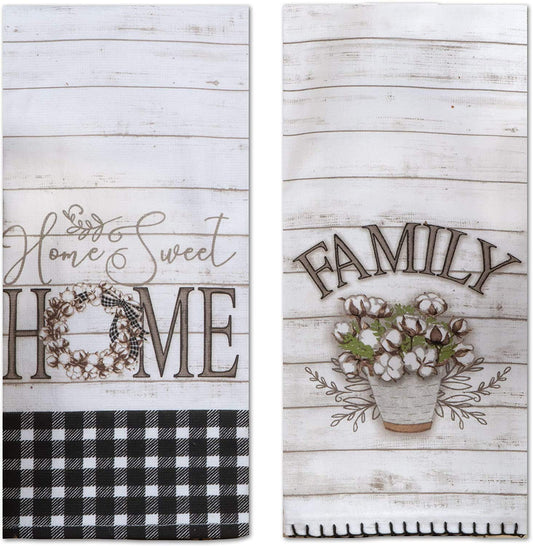 Home Sweet Home Cotton Kitchen Towels