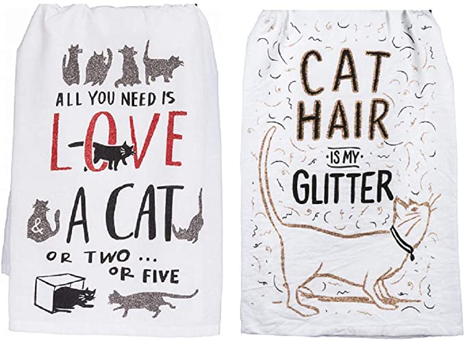 Cat Lovers Kitchen Tea Towels