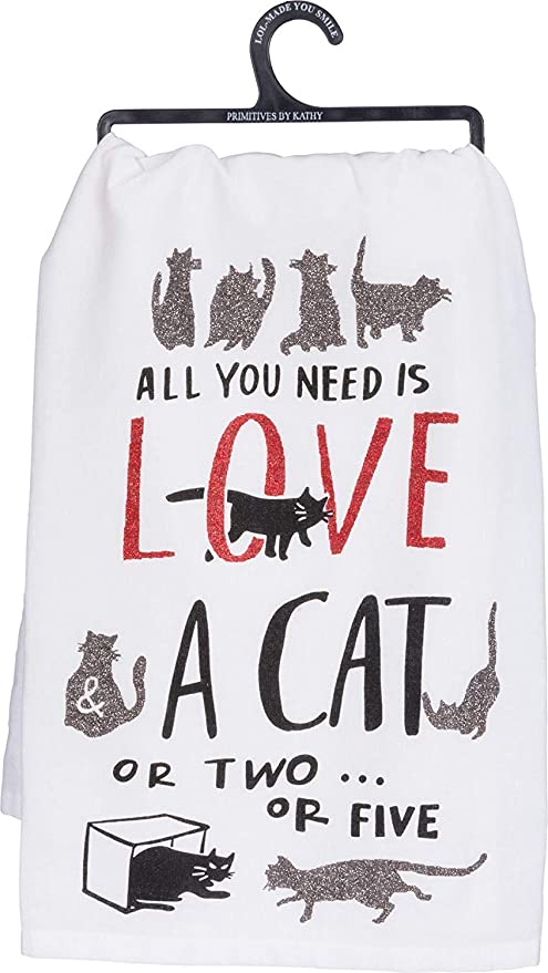 Cat Lovers Kitchen Tea Towels