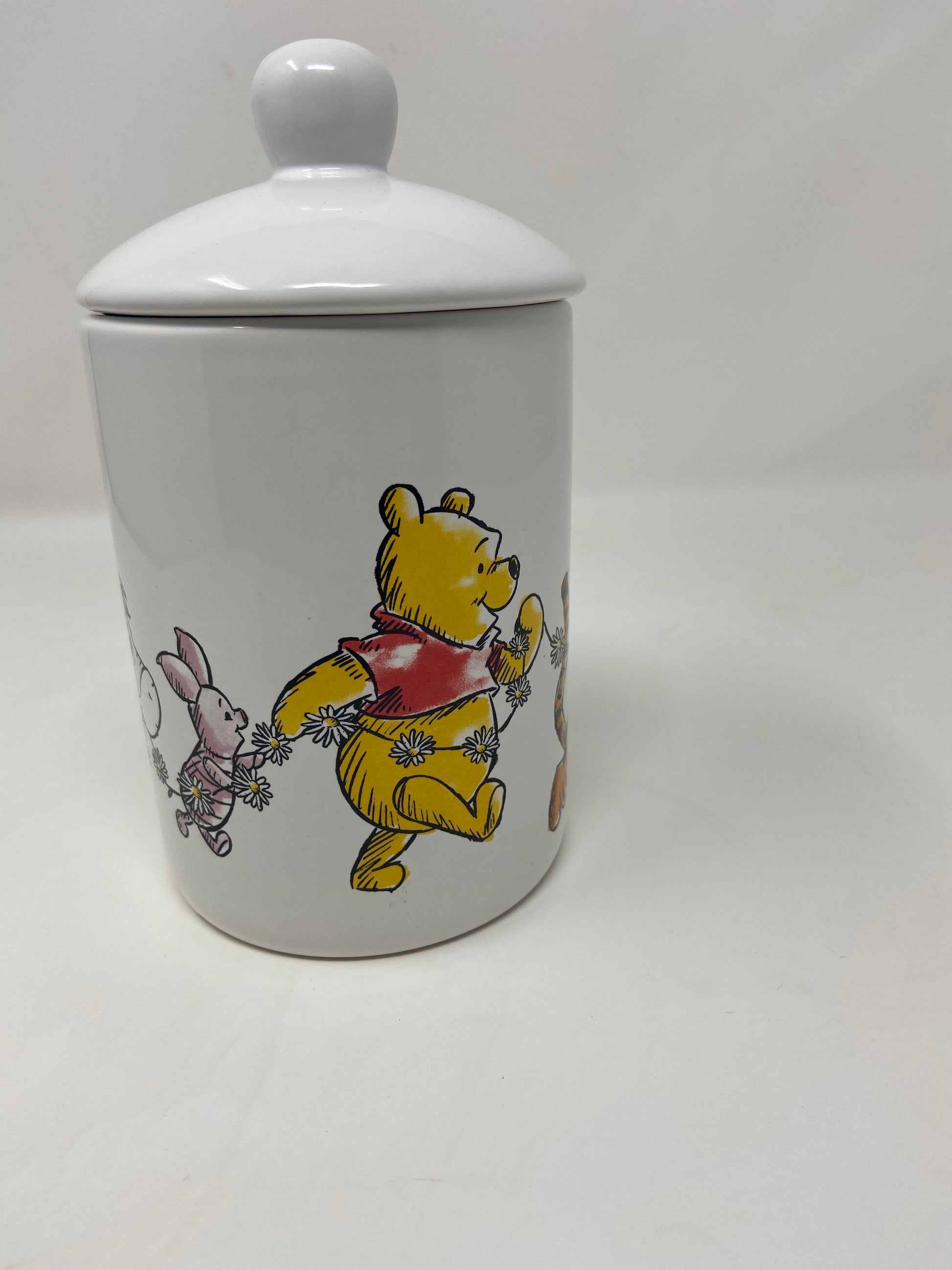 Winnie the Pooh Daisy Chain Cookie Jar & Lid by Disney